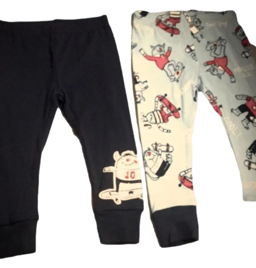 NWOT boy’s Carter’s Monster leggings 12mth